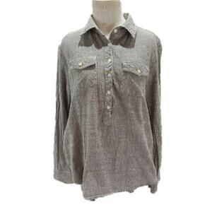 Eden & Olivia black and white tiny stripes